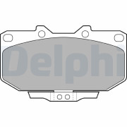 LP1056 Sada brzdových platničiek kotúčovej brzdy DELPHI
