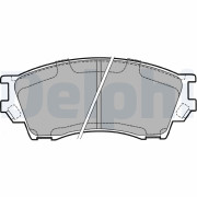 LP1063 Sada brzdových platničiek kotúčovej brzdy DELPHI
