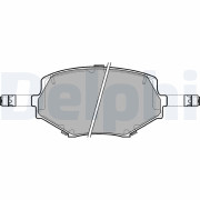 LP1074 Sada brzdových platničiek kotúčovej brzdy DELPHI