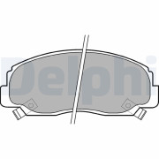 LP1080 Sada brzdových platničiek kotúčovej brzdy DELPHI