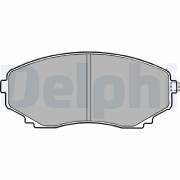 LP1095 Sada brzdových platničiek kotúčovej brzdy DELPHI