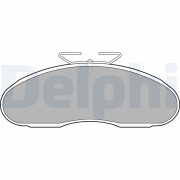LP1098 Sada brzdových platničiek kotúčovej brzdy DELPHI