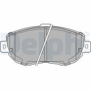 LP1140 Sada brzdových platničiek kotúčovej brzdy DELPHI