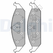 LP1161 Sada brzdových platničiek kotúčovej brzdy DELPHI