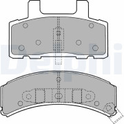LP1167 Sada brzdových platničiek kotúčovej brzdy DELPHI