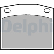 LP118 Sada brzdových platničiek kotúčovej brzdy DELPHI