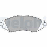LP1304 Sada brzdových platničiek kotúčovej brzdy DELPHI