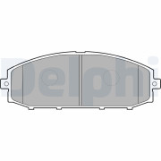 LP1305 Sada brzdových platničiek kotúčovej brzdy DELPHI