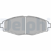 LP1390 Sada brzdových platničiek kotúčovej brzdy DELPHI