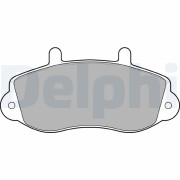LP1406 Sada brzdových platničiek kotúčovej brzdy DELPHI