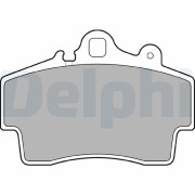 LP1411 Sada brzdových platničiek kotúčovej brzdy DELPHI