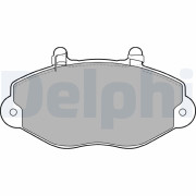 LP1418 Sada brzdových platničiek kotúčovej brzdy DELPHI