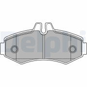 LP1425 Sada brzdových platničiek kotúčovej brzdy DELPHI