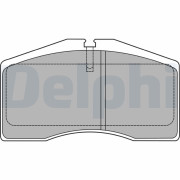 LP1428 Sada brzdových platničiek kotúčovej brzdy DELPHI