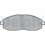 LP1434 Sada brzdových platničiek kotúčovej brzdy DELPHI