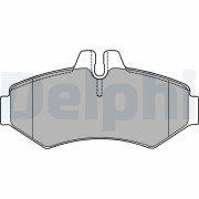 LP1437 Sada brzdových platničiek kotúčovej brzdy DELPHI