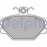 LP1444 Sada brzdových platničiek kotúčovej brzdy DELPHI