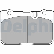 LP1460 Sada brzdových platničiek kotúčovej brzdy DELPHI