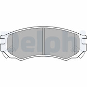 LP1506 Sada brzdových platničiek kotúčovej brzdy DELPHI