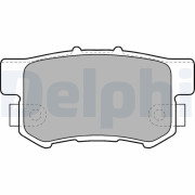 LP1507 Sada brzdových platničiek kotúčovej brzdy DELPHI