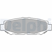 LP1508 Sada brzdových platničiek kotúčovej brzdy DELPHI