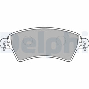 LP1517 Sada brzdových platničiek kotúčovej brzdy DELPHI