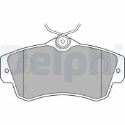 LP1522 Sada brzdových platničiek kotúčovej brzdy DELPHI