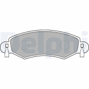 LP1523 Sada brzdových platničiek kotúčovej brzdy DELPHI