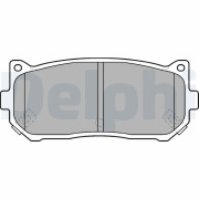LP1528 Sada brzdových platničiek kotúčovej brzdy DELPHI
