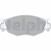 LP1533 Sada brzdových platničiek kotúčovej brzdy DELPHI