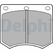 LP154 Sada brzdových platničiek kotúčovej brzdy DELPHI