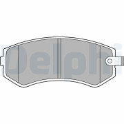 LP1544 Sada brzdových platničiek kotúčovej brzdy DELPHI