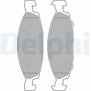 LP1557 Sada brzdových platničiek kotúčovej brzdy DELPHI