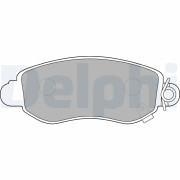 LP1582 Sada brzdových platničiek kotúčovej brzdy DELPHI