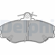 LP1599 Sada brzdových platničiek kotúčovej brzdy DELPHI