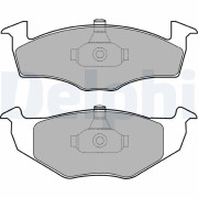 LP1601 Sada brzdových platničiek kotúčovej brzdy DELPHI