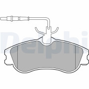 LP1607 Sada brzdových platničiek kotúčovej brzdy DELPHI