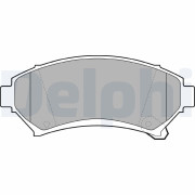 LP1609 Sada brzdových platničiek kotúčovej brzdy DELPHI