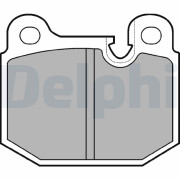 LP161 Sada brzdových platničiek kotúčovej brzdy DELPHI