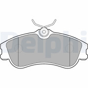 LP1624 Sada brzdových platničiek kotúčovej brzdy DELPHI