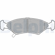 LP1630 Sada brzdových platničiek kotúčovej brzdy DELPHI