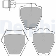 LP1633 Sada brzdových platničiek kotúčovej brzdy DELPHI