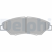 LP1634 Sada brzdových platničiek kotúčovej brzdy DELPHI