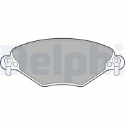 LP1654 Sada brzdových platničiek kotúčovej brzdy DELPHI