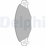 LP1655 Sada brzdových platničiek kotúčovej brzdy DELPHI