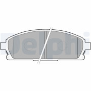 LP1659 Sada brzdových platničiek kotúčovej brzdy DELPHI