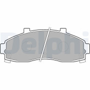 LP1664 Sada brzdových platničiek kotúčovej brzdy DELPHI