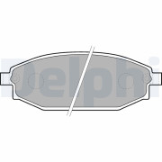LP1665 Sada brzdových platničiek kotúčovej brzdy DELPHI