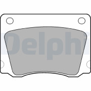 LP17 Sada brzdových platničiek kotúčovej brzdy DELPHI