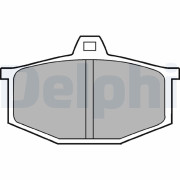 LP170 Sada brzdových platničiek kotúčovej brzdy DELPHI